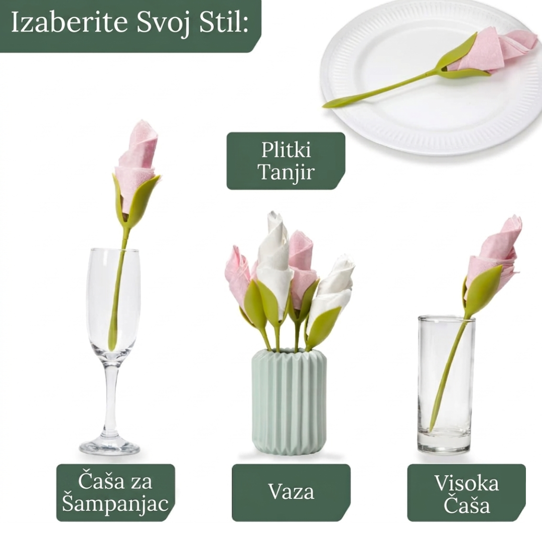 TulipNest™ – Držač za Salvete (Set od 4 Komada)