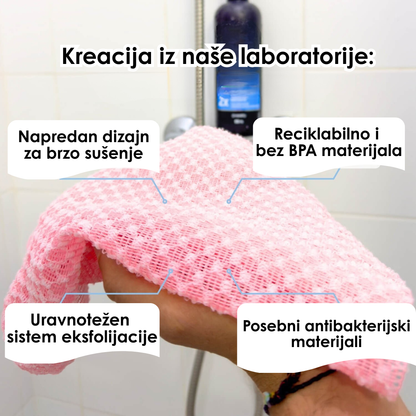 Antibakterijski Peškir za Eksfolijaciju Tijela