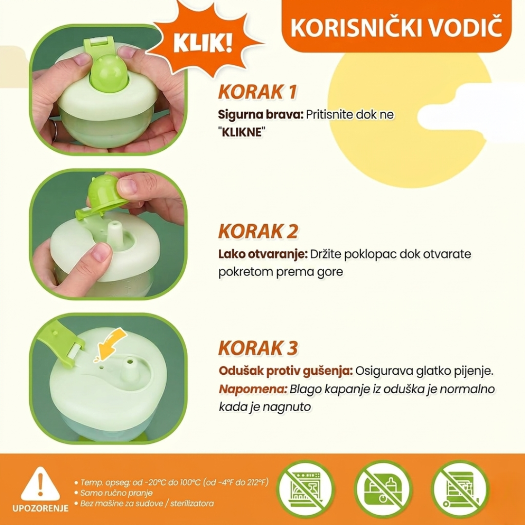 TinySip™ - Čaša Za Bebe