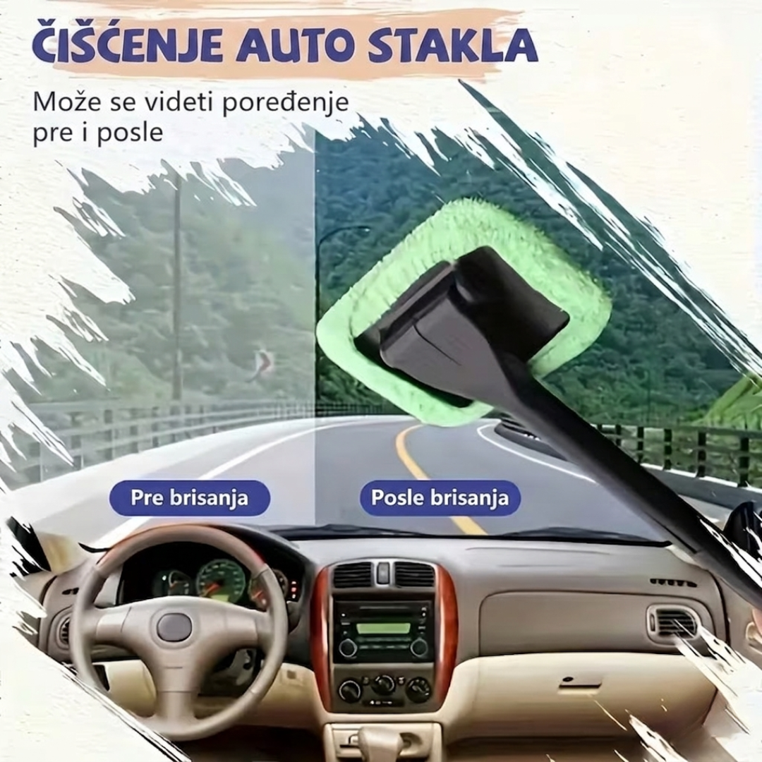 Brisač Stakla sa Teleskopskom Drškom