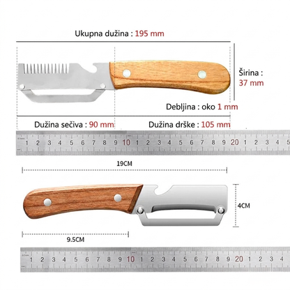 DualEdge™ – Drvena ljuštilica