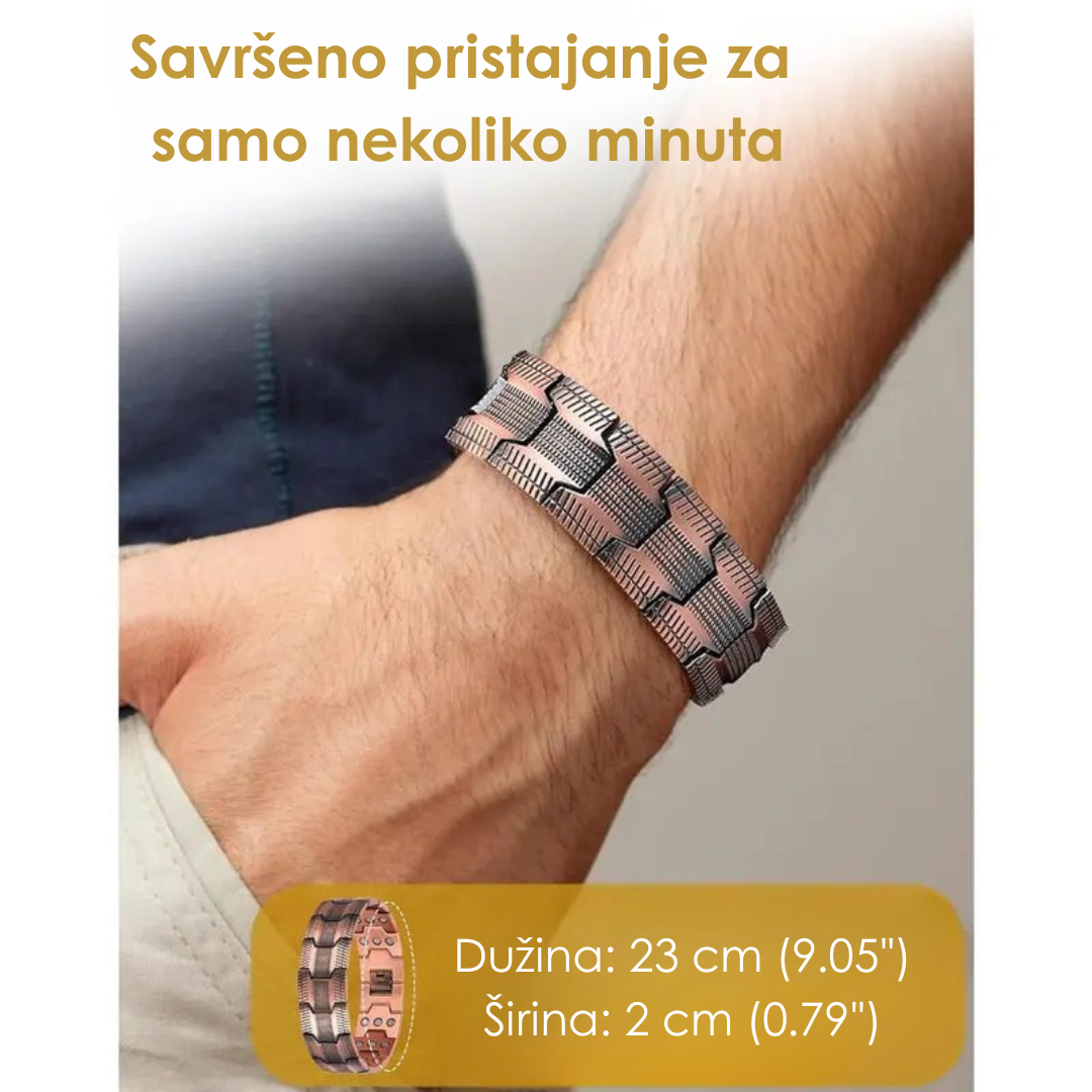 Bakarna Magnetna Narukvica