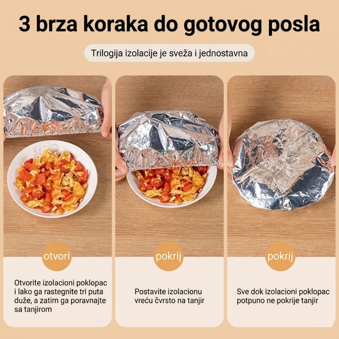 FreshShield™ - Prakticna Izolaciona Folija (Set od 50 Kom)