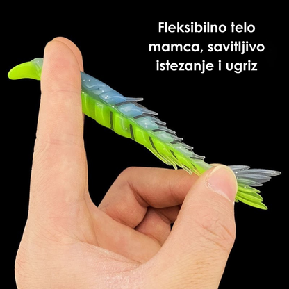 Višesegmentni Meki Mamci Za Ribolov