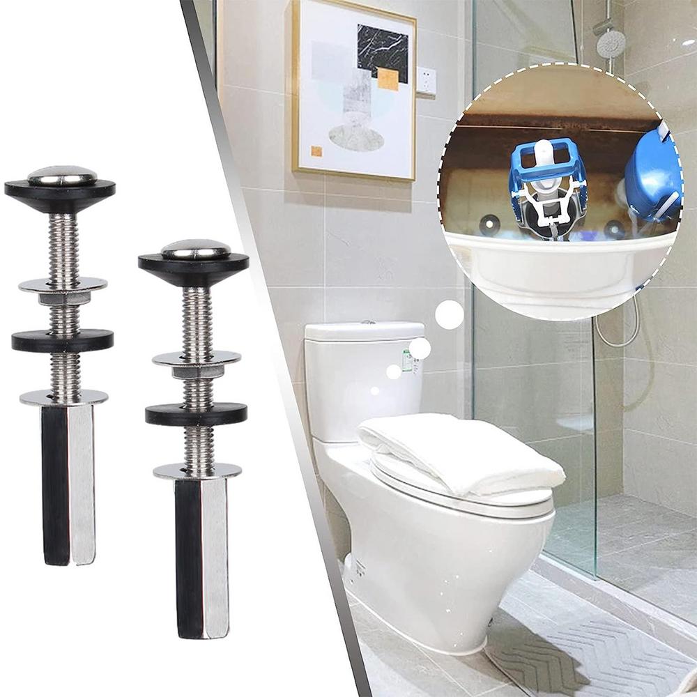 RockSolid™ – Profesionalni Šrafovi Za WC Dasku (Set od 2 Komada)