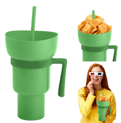 StrawCup™ - Prenosiva čaša za grickalice i piće