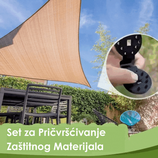 Set za Pričvršćivanje Zaštitnog Materijala (Set od 10 Komada)