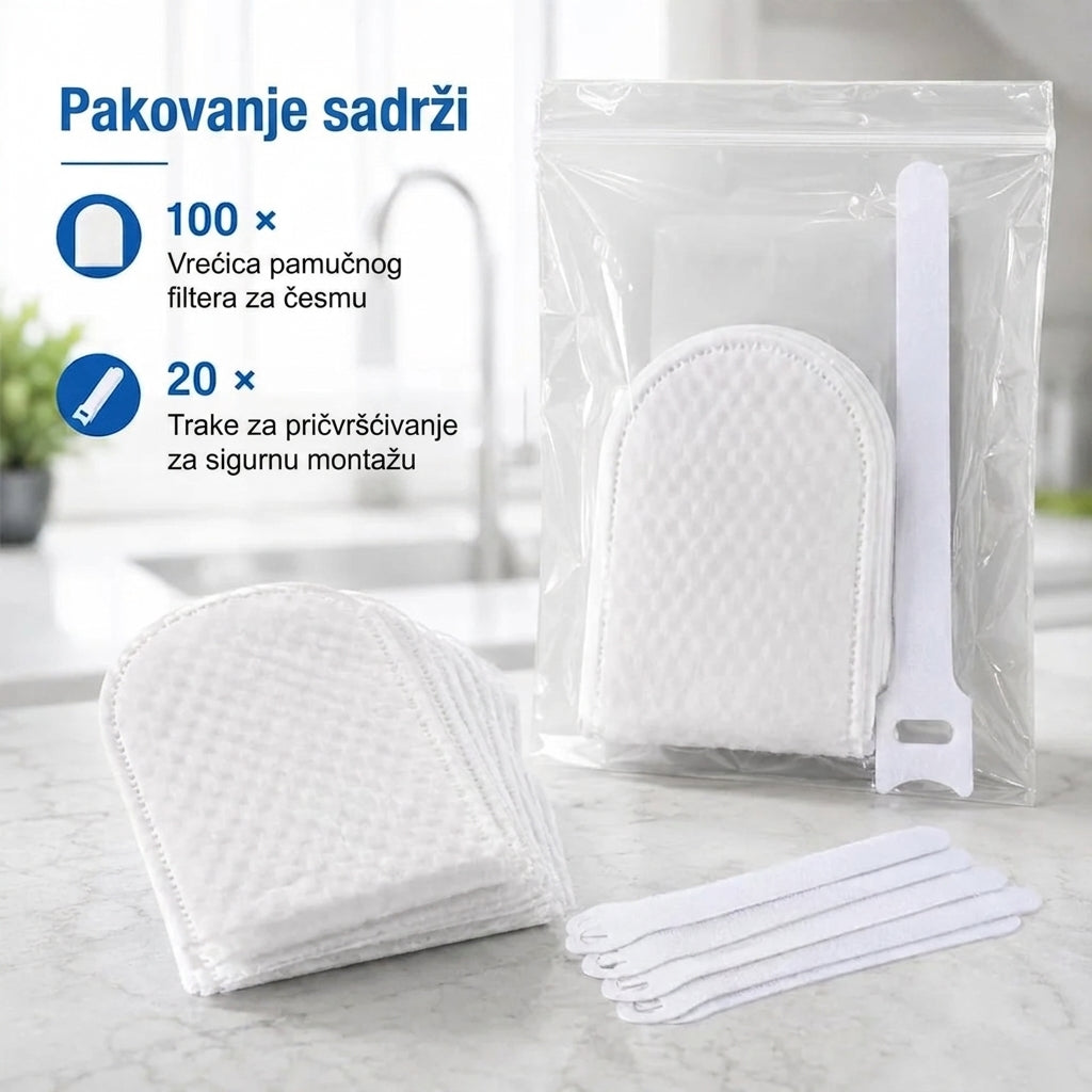 PureTap™ – Filter Kesice Za Slavinu (Set od 50 Komada)